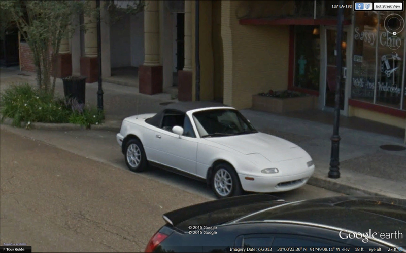 Illustration for article titled Some Oppo Worthy Rides Seen on Google Maps.